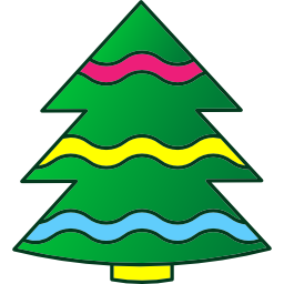 árbol de navidad icono