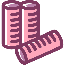 Hair rollers icon