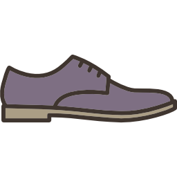 zapato de cuero icono