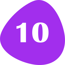 numero 10 icono