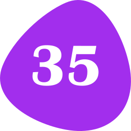 Thirty five icon