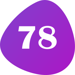 Seventy eight icon