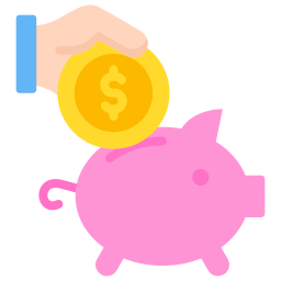 Piggy bank icon