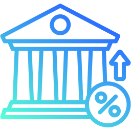 le taux bancaire Icône