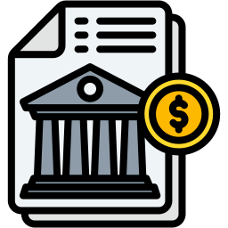 Bank report icon
