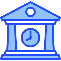 orario bancario icona