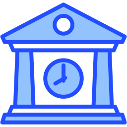 Bank time icon