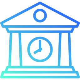 Bank time icon