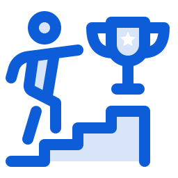 Success ladder icon