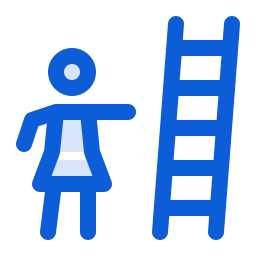 Success ladder icon