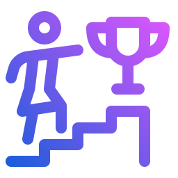 Success ladder icon