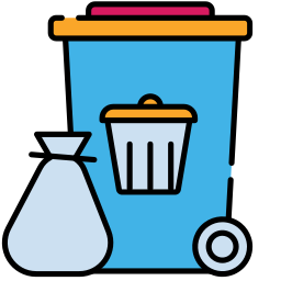 Trash bin icon