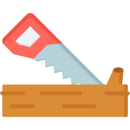 Hand saw icon