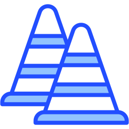 Traffic cone icon