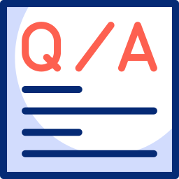 Questions and answers icon