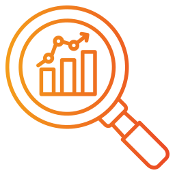 investigación de mercado icono