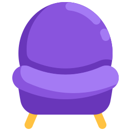 nowoczesne krzesło ikona