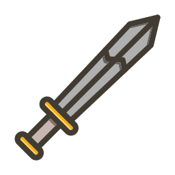espada rota icono