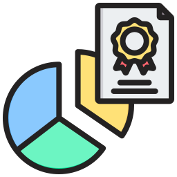 compartir certificado icono