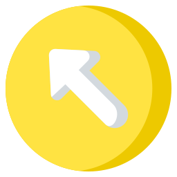 Up left arrow icon