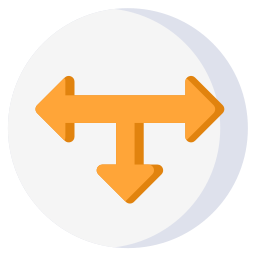 T junction icon