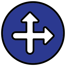 intersecare icona