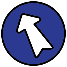 Up left arrow icon