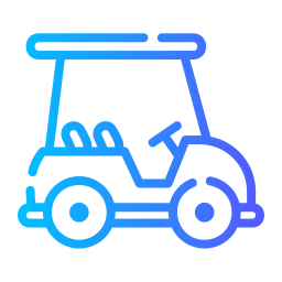 Golf cart icon