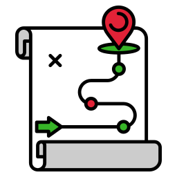 Road map icon