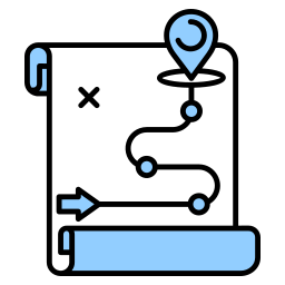 Road map icon