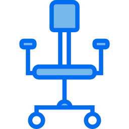 Desk chair icon