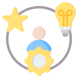 creatief proces icoon