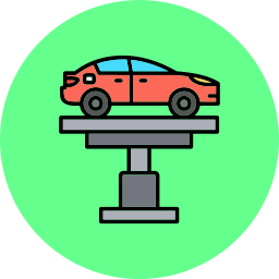 Car lifter icon