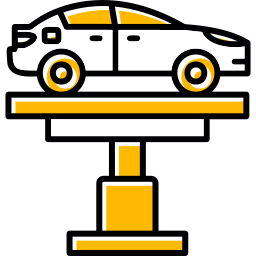 Автомобильный подъемник иконка