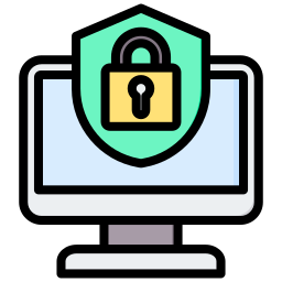 sicurezza del computer icona