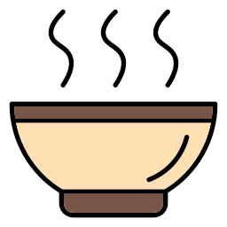 tigela de sopa Ícone