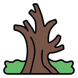 suche drzewo ikona