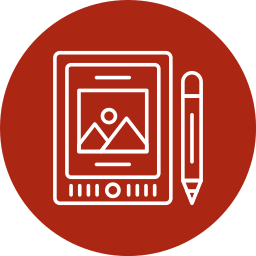 Pen tablet icon