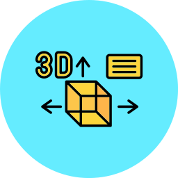 3d ontwerp icoon