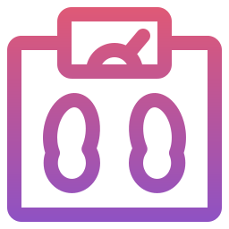 Weight scale icon