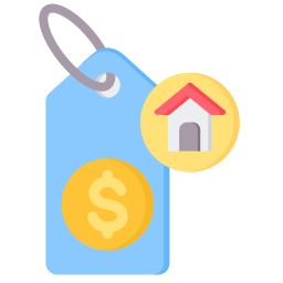 prezzi delle case icona