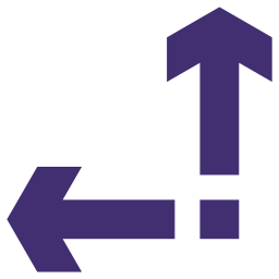 flecha de dirección icono