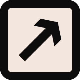 Up right arrow icon