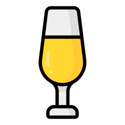 Champagne glass icon