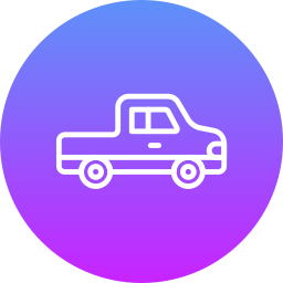 Pickup truck icon