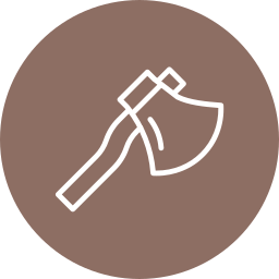 Wood axe icon