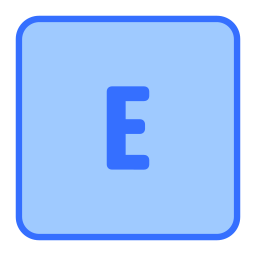 文字e icon