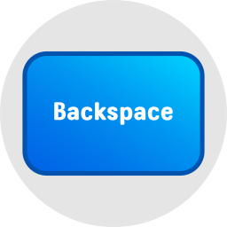 backspace icoon