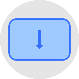 Arrow down icon