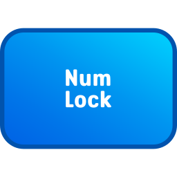 blocco numerico icona